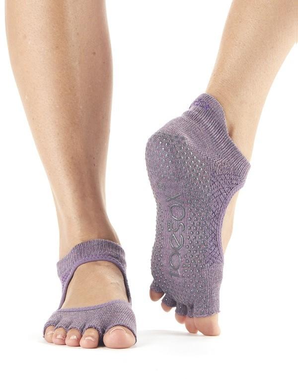 Шкарпетки для йоги ToeSox Grip Half Toe Bellarina (Opal)