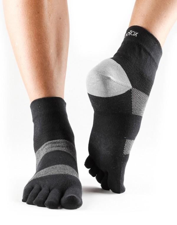 Шкарпетки для спорту ToeSox Sport Minnie (Black)