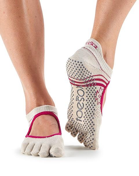 Шкарпетки для йоги ToeSox Grip Full Toe Bellarina (Ritual)