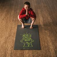 Дитячий килимок для йоги Gaiam Robot