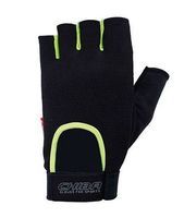 Спортивні рукавички Chiba Fit 40416 Black/Neonyellow