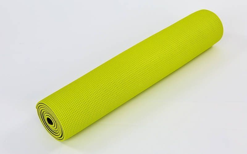 Килимок для фітнесу і йоги - PVC 6мм двошаровий FI - 5558-5