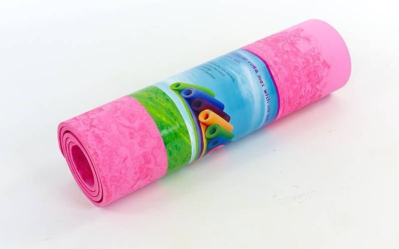 Килимок для фітнесу і йоги PER 8мм SP - Planeta FI - 4936 (кольори в асортименті)