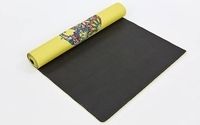Килимок для йоги Джутовий (Yoga mat) 2-х шаровий 3мм FI - 7157-6