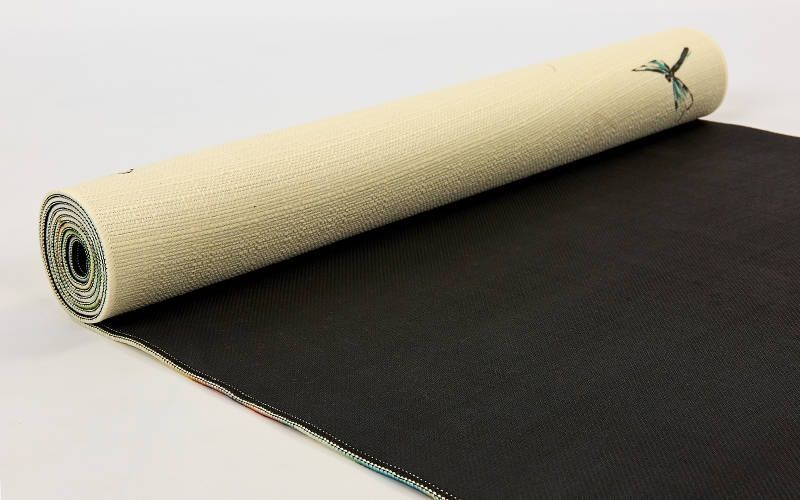 Килимок для йоги Джутовий (Yoga mat) 2-х шаровий 3мм FI - 7157-2