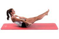 Килимок для йоги Prosource Extra Thick Yoga Pilates (13 мм, червоний)