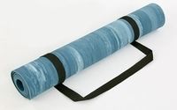 Килимок для йоги PU 4мм Record FI - 8308-1 (блакитний)