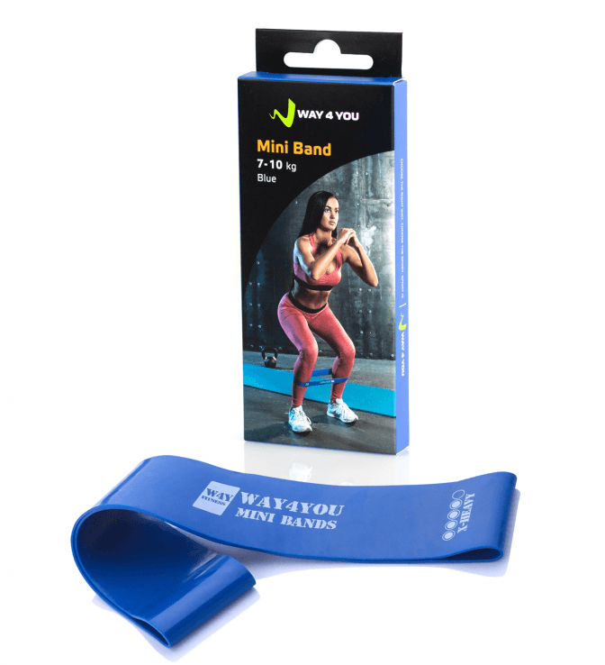 Еспандер для ніг Way4you Mini Bands Синій
