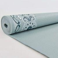 Килимок для йоги та фітнесу PVC двошаровий 4 мм SP - Planeta Carpet FI - 0184-2 М'ятний
