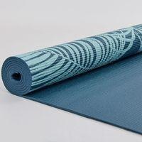 Килимок для йоги та фітнесу PVC двошаровий 4 мм SP - Planeta PALM FI - 0180-2 М'ятний