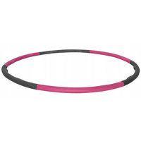 Обруч масажний Hula Hoop SportVida 100 см 1.2 кг SV - HK0156 - 2 Grey/Pink