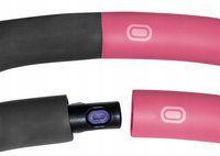 Обруч масажний Hula Hoop SportVida 100 см 1.2 кг SV - HK0156 - 2 Grey/Pink