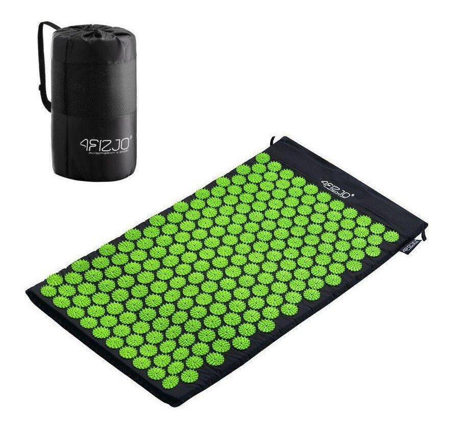 Килимок акупунктурний 4FIZJO Аплікатор Кузнєцова 72 x 42 см 4FJ0040 Black/Green
