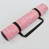 Килимок для фітнесу і йоги PU 5 мм FI - 0566 Рожевий
