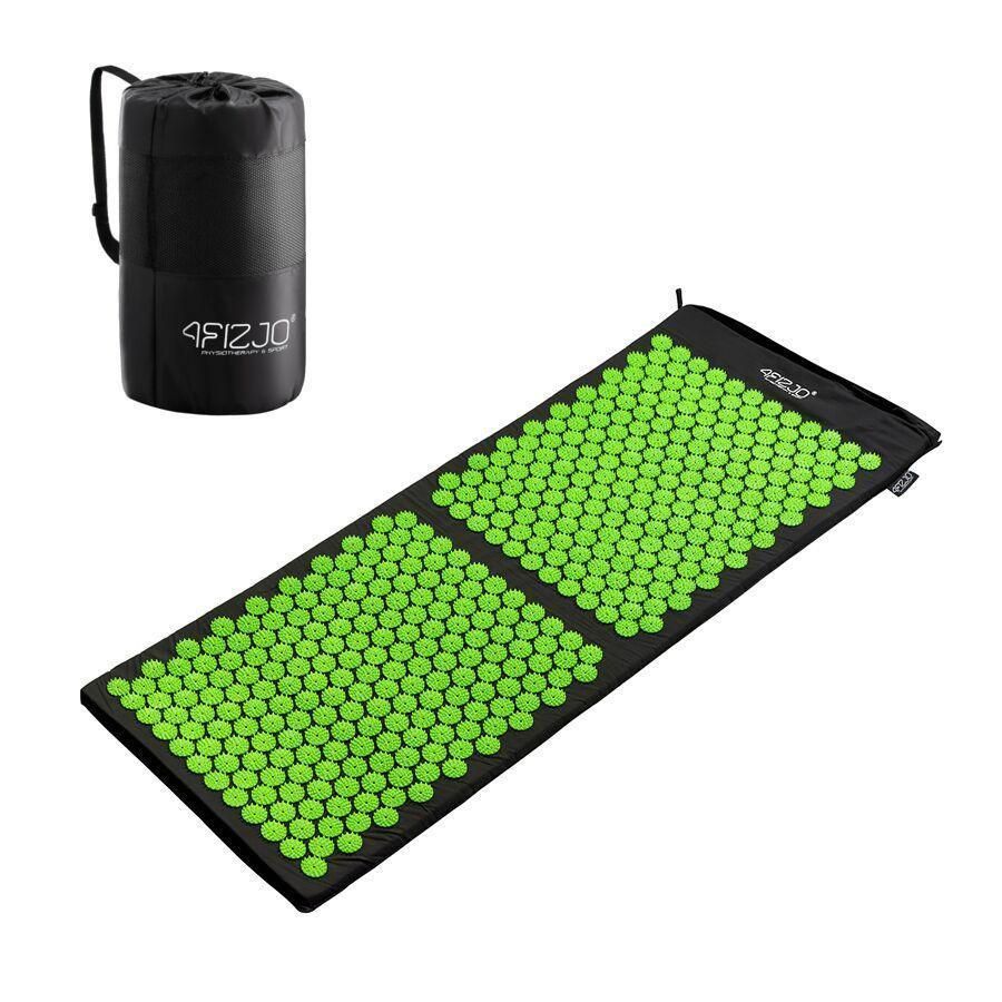 Килимок акупунктурний 4FIZJO Аплікатор Кузнєцова 128 x 48 см 4FJ0046 Black/Green 