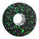 Масажний ролик (валик, ролер) гладкий 4FIZJO EPP PRO+ 33 x 14 см 4FJ1424 Black/Green