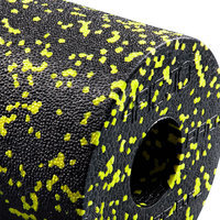 Масажний ролик (валик, ролер) гладкий 4FIZJO EPP PRO+ 33 x 14 см 4FJ0055 Black/Yellow