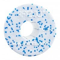 Масажний ролик (валик, ролер) гладкий 4FIZJO EPP MED+ 33 x 14 см 4FJ0054 White/Blue