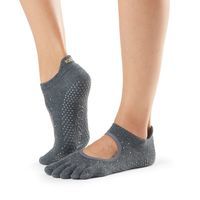 Шкарпетки для йоги ToeSox Full Toe Bellarina Grip Glam S розмір