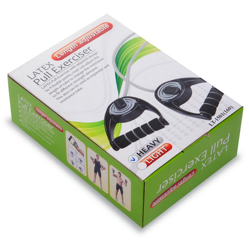 Еспандер трубчатий з ручками регульований по довжині PS LT - 1501-160 Zelart сірий