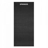 Килимок (мат) для йоги та фітнесу Springos PVC 4 мм YG0007 Black