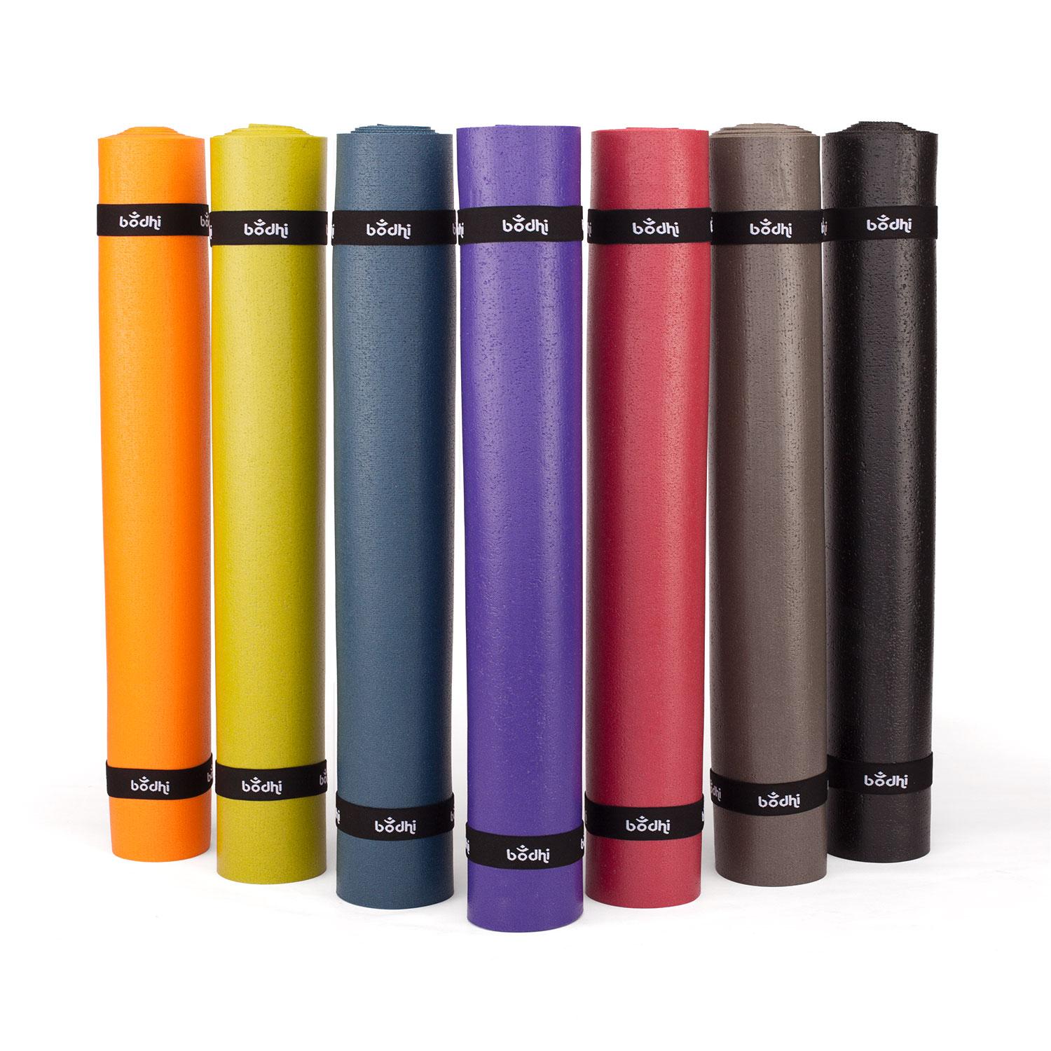 Килимок для йоги Bodhi Kailash Premium 200 см Чорний