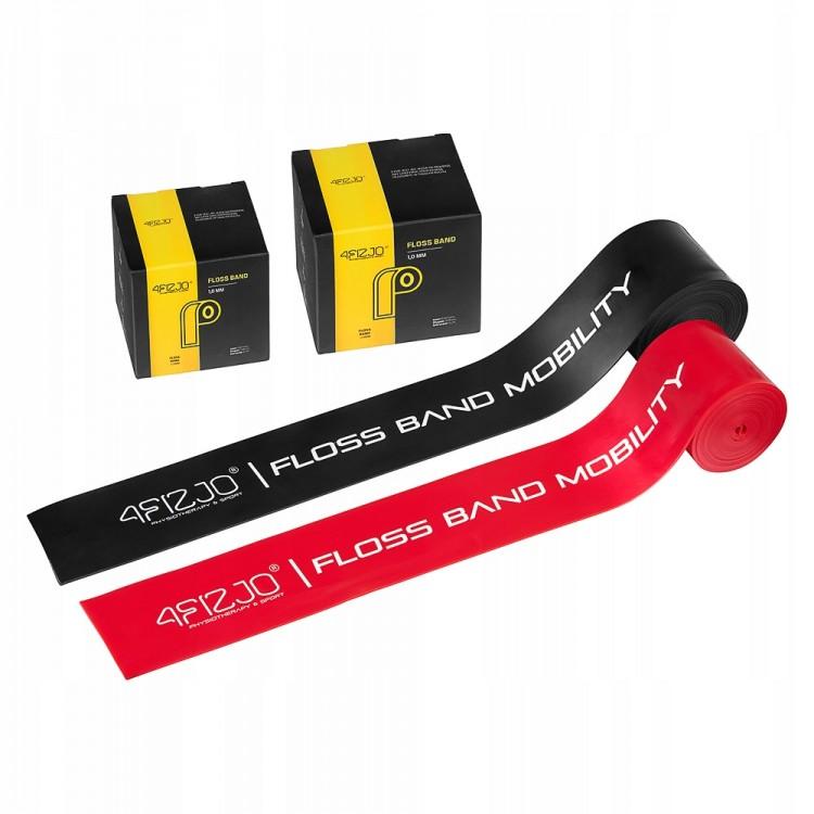 Стрічка еластична для флоссингу 4FIZJO Floss Band 208 x 5 см 2 шт 4FJ0137
