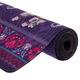 Килимок для йоги замшевий каучуковий двошаровий 3мм Record FI - 5662-54 темно-фіолетовий