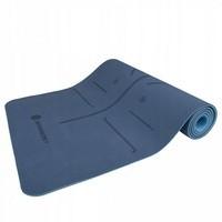 Килимок (мат) для йоги та фітнесу Springos TPE 6 мм YG0012 Blue/Sky Blue