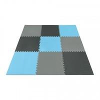 Мат-пазл (ластівчин хвіст) 4FIZJO Mat Puzzle EVA 180 x 180 x 1 cм 4FJ0156 Black/Grey/Light Blue