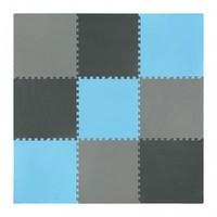 Мат-пазл (ластівчин хвіст) 4FIZJO Mat Puzzle EVA 180 x 180 x 1 cм 4FJ0156 Black/Grey/Light Blue