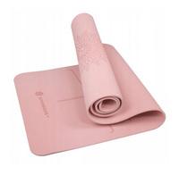 Килимок (мат) для йоги та фітнесу Springos TPE 6 мм YG0018 Pink
