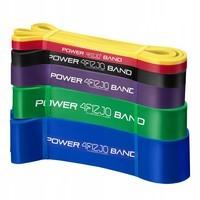 Еспандер-петля (гумка для фітнесу і спорту) 4FIZJO Power Band 6 шт 2-46 кг 4FJ0064