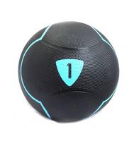 Медбол Livepro SOLID MEDICINE BALL чорний 1 кг