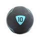 Медбол Livepro SOLID MEDICINE BALL чорний 10 кг