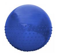 М'яч для фітнесу (фітбол) напівмасажний SportVida 55 см Anti - Burst SV - HK0290 Blue