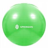 М'яч для фітнесу (фітбол) Springos 65 см Anti - Burst FB0007 Green