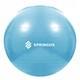 М'яч для фітнесу (фітбол) Springos 55 см Anti - Burst FB0006 Sky Blue