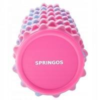Масажний ролик (валик, ролер) Springos Mix Color 33 x 14 см FR0010