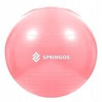 М'яч для фітнесу (фітбол) Springos 75 см Anti - Burst FB0012 Pink