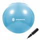 М'яч для фітнесу (фітбол) Springos 55 см Anti - Burst FB0006 Sky Blue