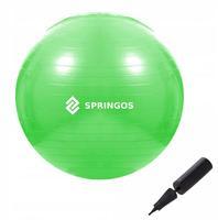 М'яч для фітнесу (фітбол) Springos 65 см Anti - Burst FB0007 Green