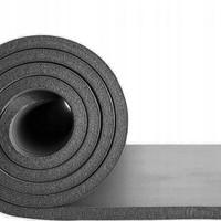 Килимок (мат) для йоги та фітнесу Springos NBR 1.5 см YG0001 Grey