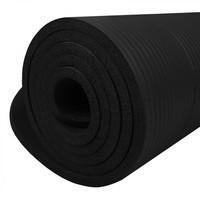 Килимок (мат) для йоги та фітнесу Springos NBR 1.5 см YG0029 Black