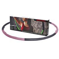 Обруч масажний Hula Hoop SportVida 100 см 1.2 кг SV - HK0338 Grey/Pink
