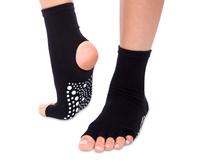 Шкарпетки для йоги з відкритими пальцями SP - Planeta FI - 0439 (поліестер, бавовна, р-р 36-41, Чорний)