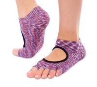 Шкарпетки для йоги з відкритими пальцями SP - Planeta FI - 0438-1 (поліестер, бавовна, р-р 36-41, Бордові)