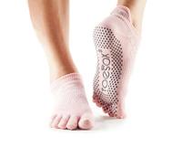 Шкарпетки для йоги Toesox Full Toe Low Rise Grip Fishnet Kiss