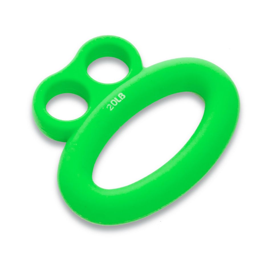 Еспандер кистьовий FROG 20LB FI - 5510-20LB (силікон, навантаження 20LB(9кг), салатовий)