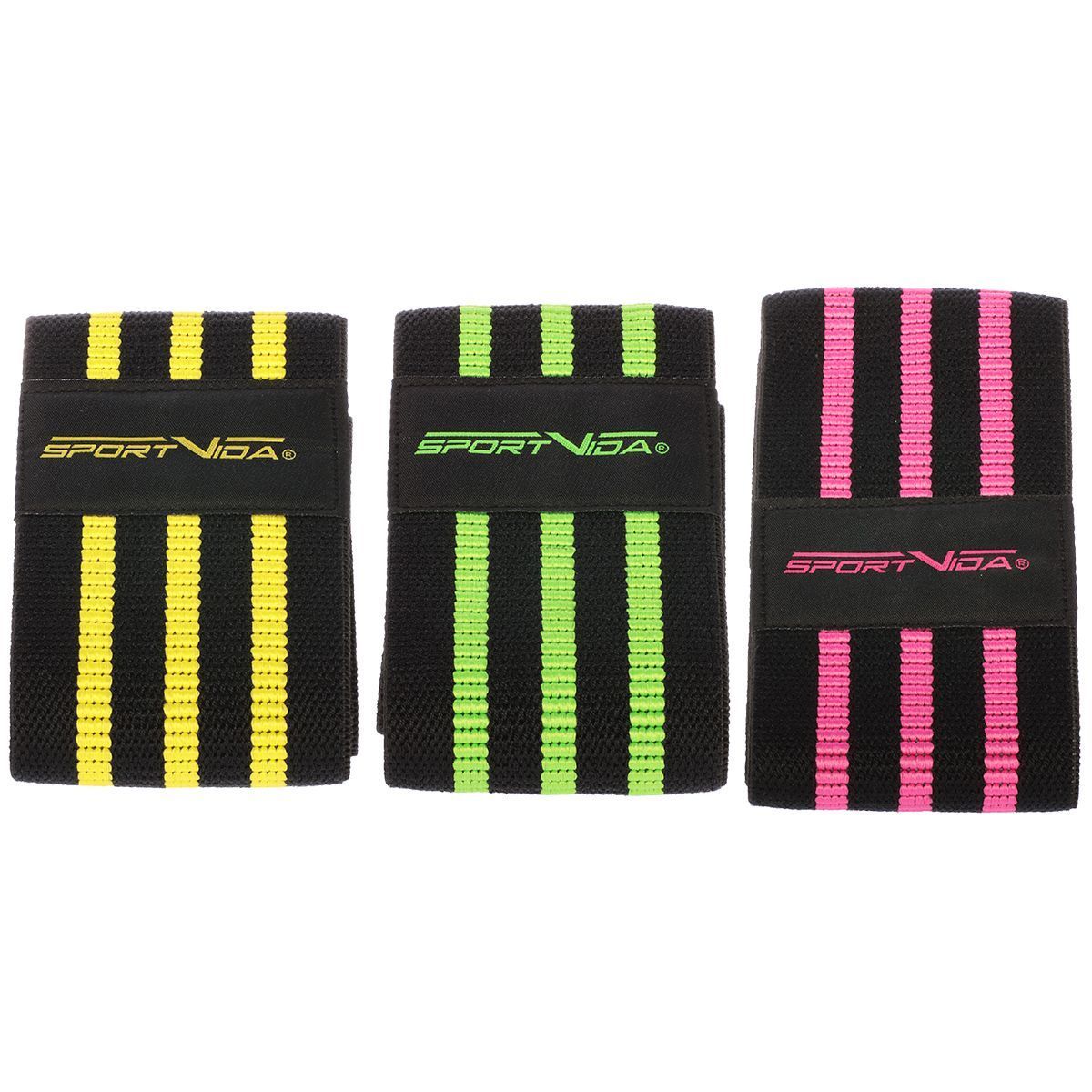 Гумка для фітнесу і спорту тканинна SportVida Hip Band 3 штуки SV - HK0365